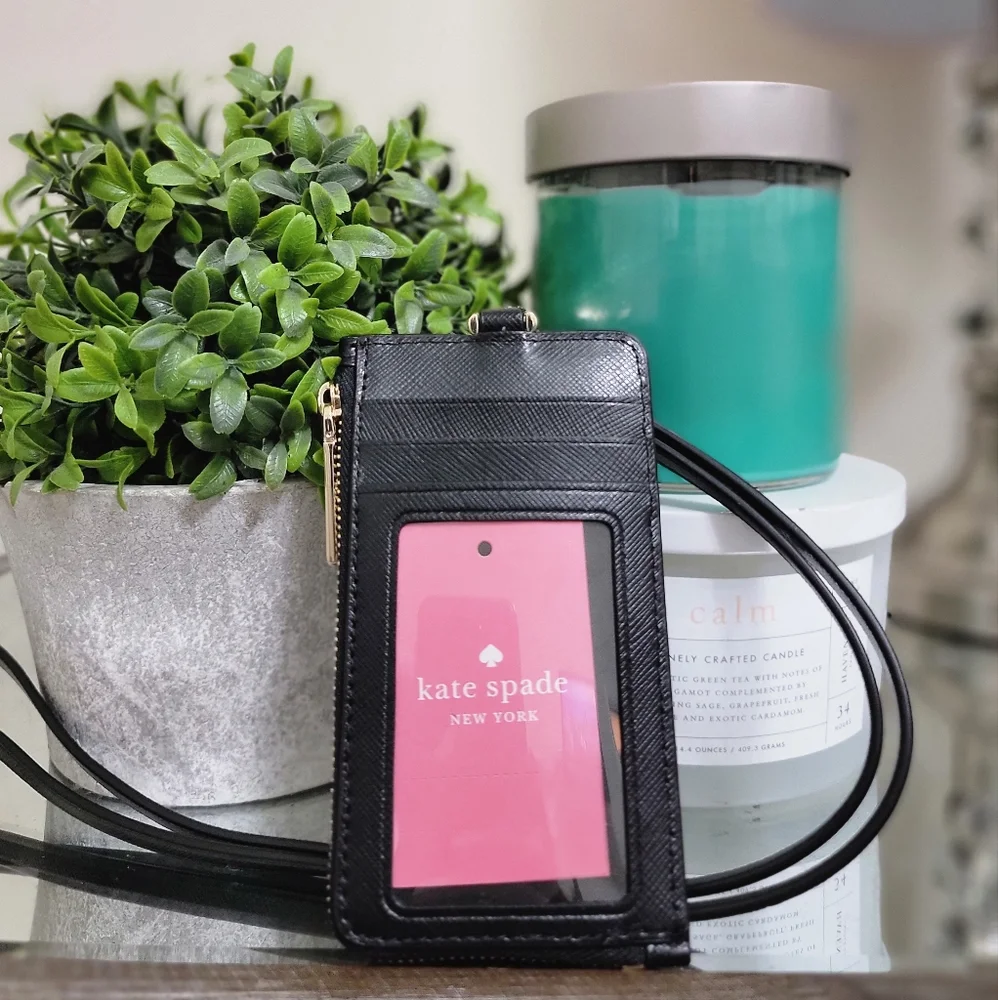 NWT Kate Spade Lanyard card case - Picture 2 of 2